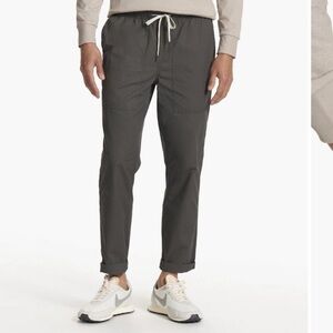Vuori Vintage Ripstop Pants Charcoal Dark Grey 28in Large
